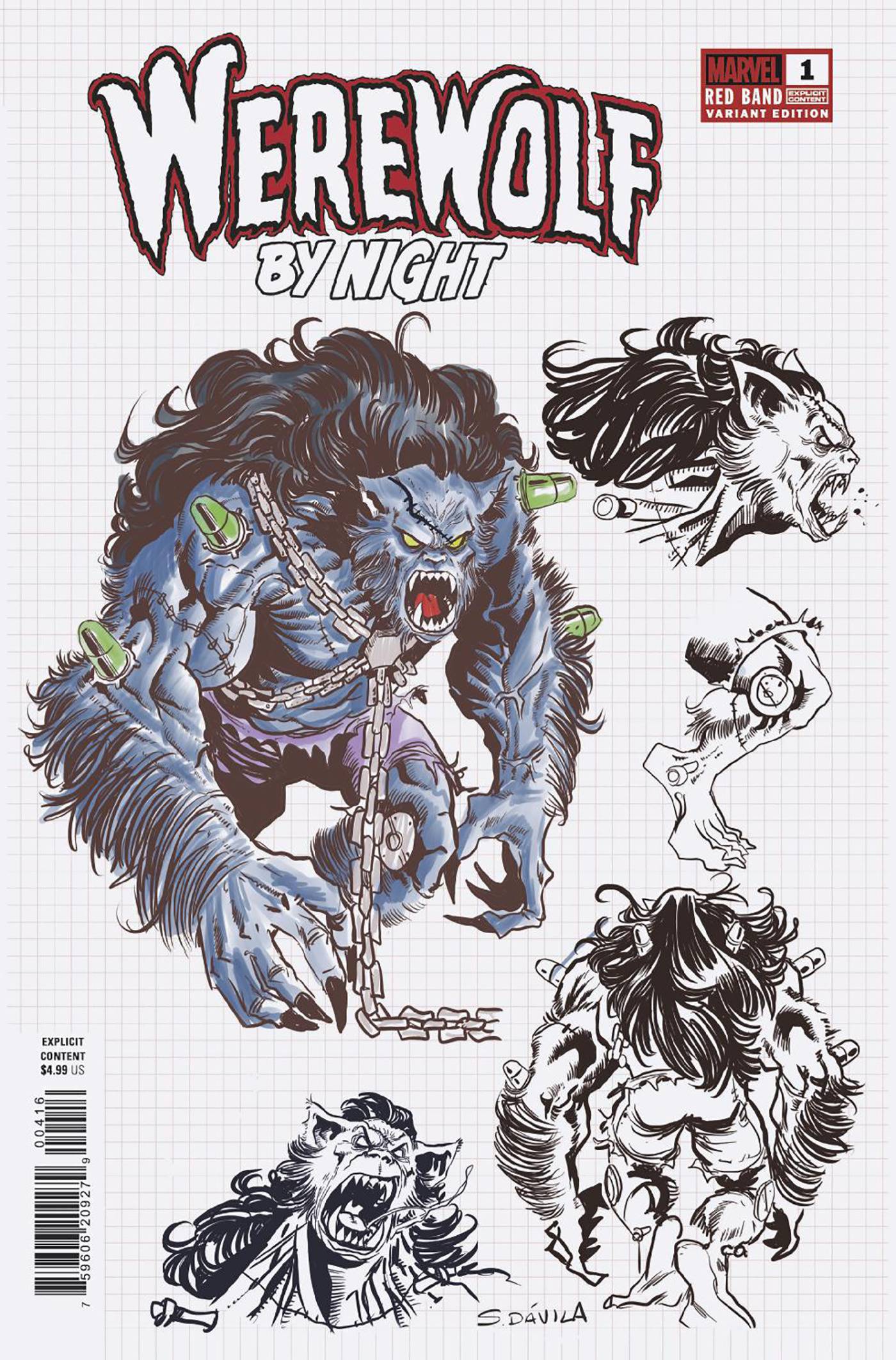 WEREWOLF BY NIGHT RED BAND #4 1:10 COPY INCV DESIGN VAR (BAG)