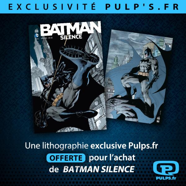 BATMAN SILENCE - TOME 0 + PRINT JIM LEE OFFERT