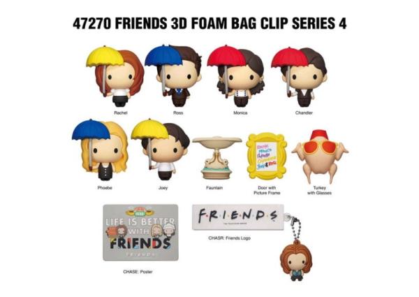 MONOGRAM BAG-CLIP FRIENDS SERIES 4