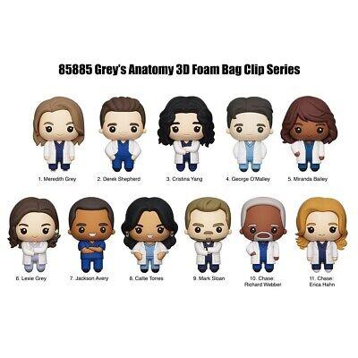 MONOGRAM BAG-CLIP GREY'S ANATOMY