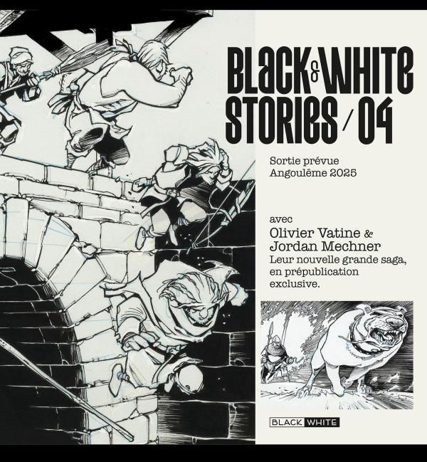 BLACK & WHITE STORIES 4 VARIANTE PAR OLIVIER VATINE