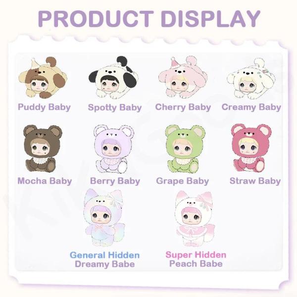 BLIND BOX PLUSH PENDANT NOMMI MIBAO'S ADOPTION HOUSE SERIES