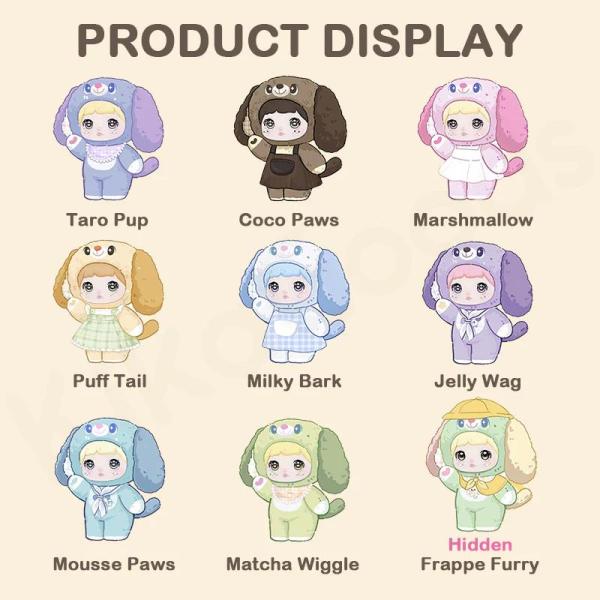 BLIND BOX PLUSH PENDANT NOMMI PUPPY DIARY SERIES