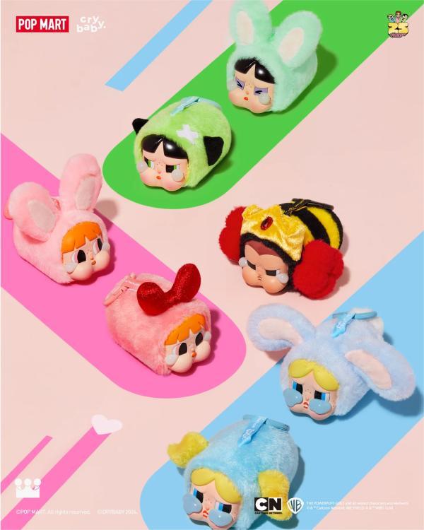BLIND BOX PLUSH PENDANT POP MART X CRY BABY THE POWERPUFF GIRLS