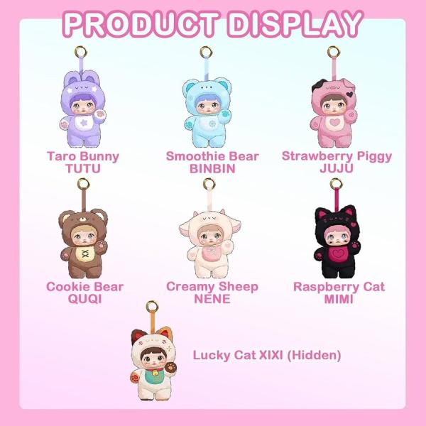 BLIND BOX PLUSH PENDANT NOMMI LOVELINESS NEVER ENDS