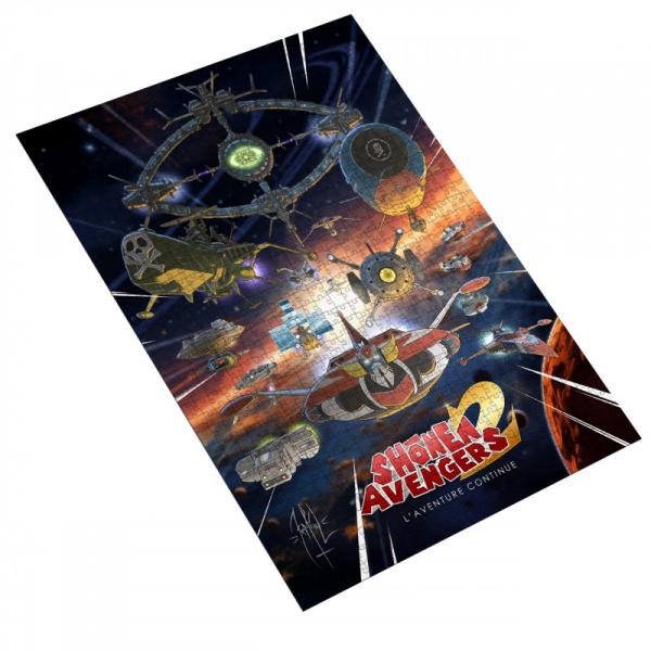 PUZZLE SHONEN AVENGERS MODELE 2 1000 PCS