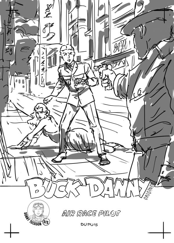 BUCK DANNY ORIGINES INTEGRALE TOME 3 ET 4 NOIR ET BLANC EDITION LIMITEE CANAL BD