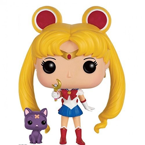 Sailor Moon w/ Stick & Luna 90