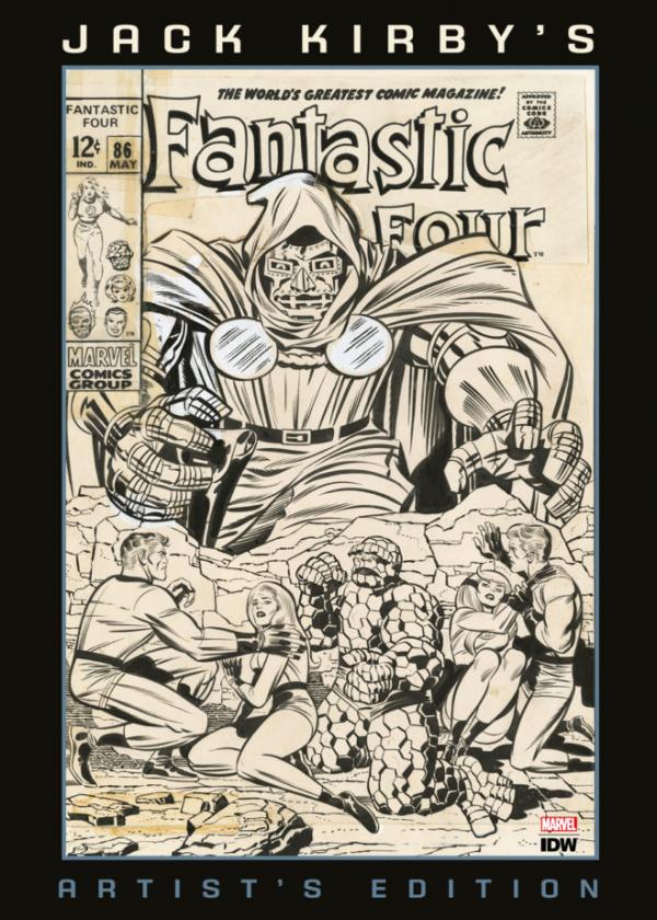 JACK KIRBY FANTASTIC FOUR ARTIST ED HC SIGNED AND NUMBERED VARIANT