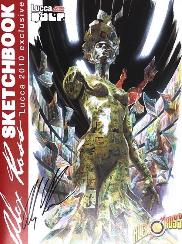 ALEX ROSS SKETCHBOOK 2010 LUCCA EXCLUSIVE SIGNED