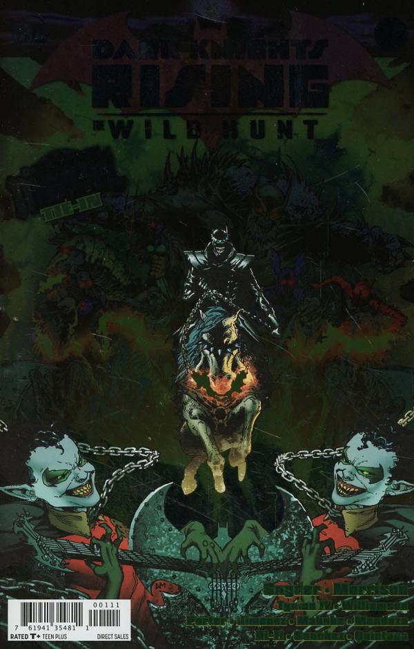 DARK KNIGHTS RISING THE WILD HUNT #1 DOUG MAHNKE FOIL-STAMPED COVER
