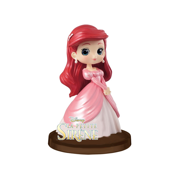Q Posket Petit Little Mermaid Ariel Robe Rose 7cm