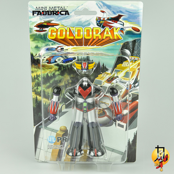 Goldorak 12cm Mini Metal Fabbrica Retro Illustration Version