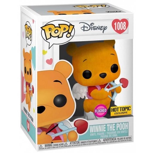 Winnie The Pooh Valentine Flocked 1008