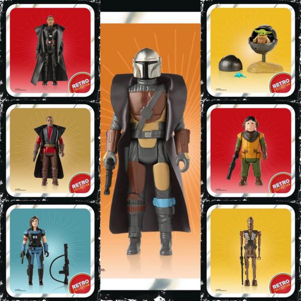 Pack Retro Collection The Mandalorian (7 figurines)