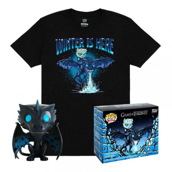 Icy Viserion Glows In The Dark Pop + Tee Taille M