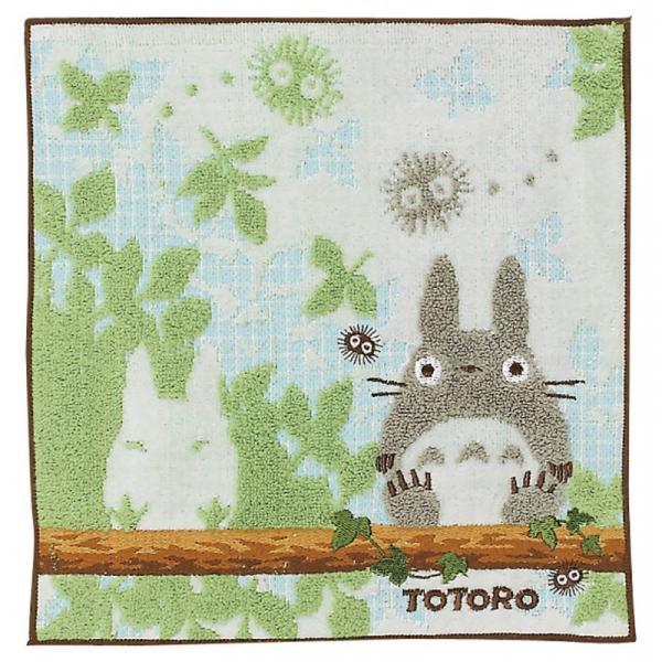 Mon Voisin Totoro - Serviette Totoro Sur Une Branche 25x25 cm
