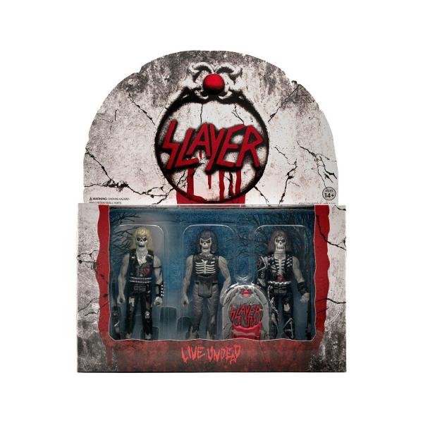 Pack de 3 figurines ReAction Slayer Live Undead