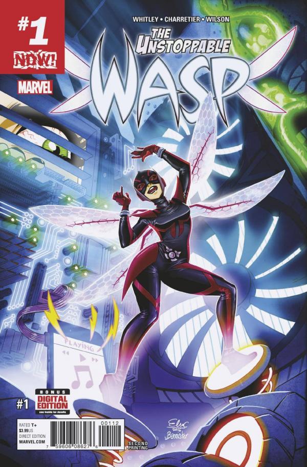 UNSTOPPABLE WASP #1 2ND PTG CHARRETIER VAR NOW