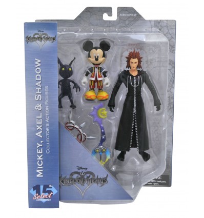 Kingdom Hearts Mickey, Axel & Shadow