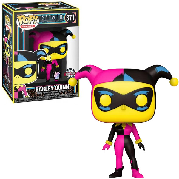 Harley Quinn Black Light Glow 371