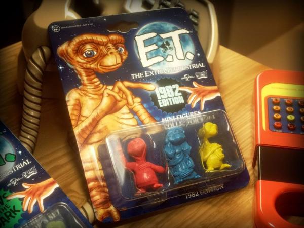 E.T. l´extra-terrestre pack 3 mini figurines Collector's Set 1982 Edition 5 cm