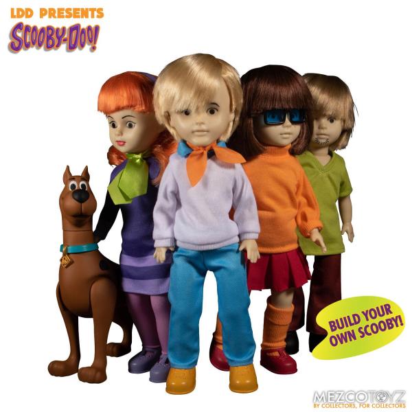 Living Dead Dolls Scooby-Doo! Assortiment Poupées Daphne/Shaggy/Fred/Velma