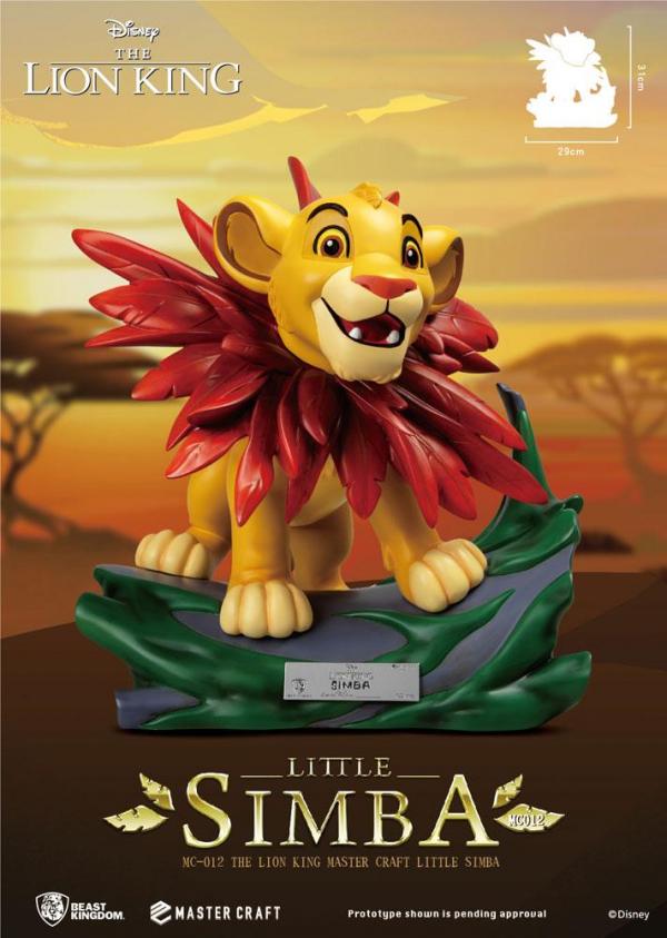 Disney (Le Roi Lion) statuette Master Craft Little Simba 31 cm