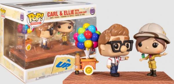 Carl & Ellie With Balloon Cart 1152