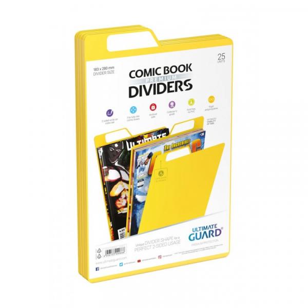 COMIC BOOK DIVIDERS JAUNES (25)