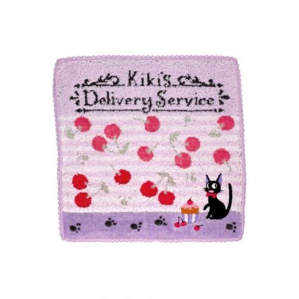 Kiki La Petite Sorcière Jiji Cerires Et Cupcake Serviette De Toilette Mains 25 X 25 CM