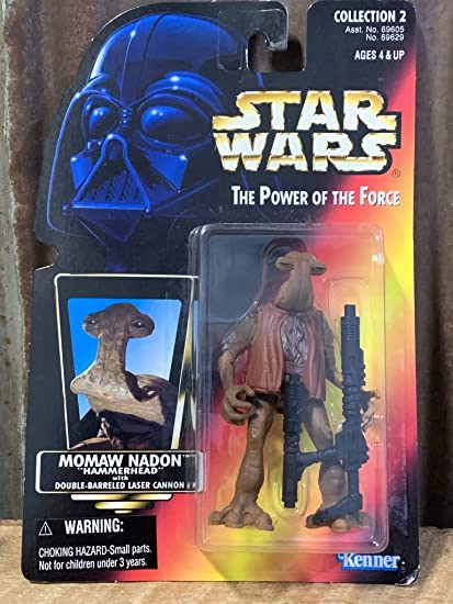 Momaw Nadon Hammerhead With Double-Barreled Blaster Rifle SW The Power Of The Force Collection 2