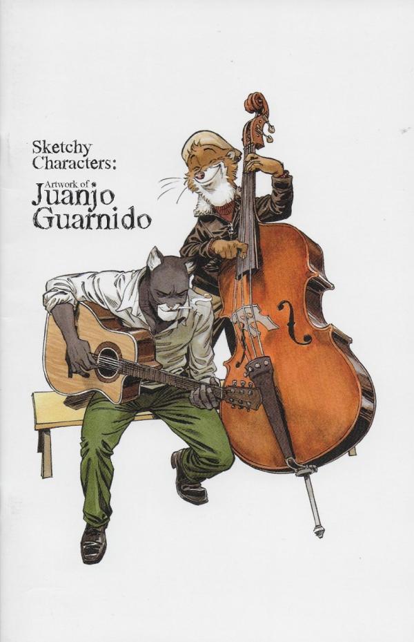 SKETCHY CHARACTERS : ARTWORK OF JUANJO GUARNIDO SIGNED (BLACKSAD)