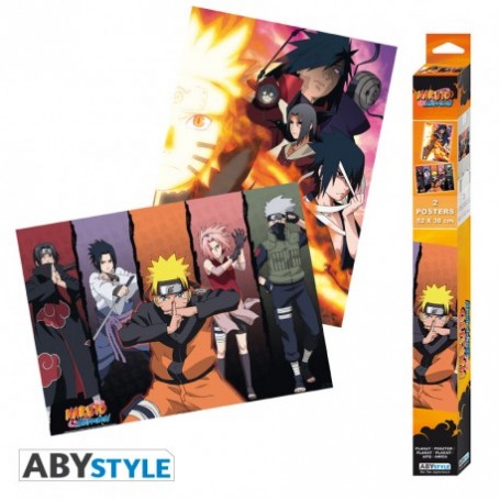 Naruto Shippuden Set 2 Chibi Posters Groupes
