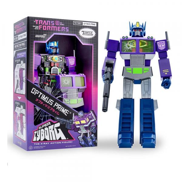Transformers Super Cyborg Optimus Prime (Shattered Glass Purple)