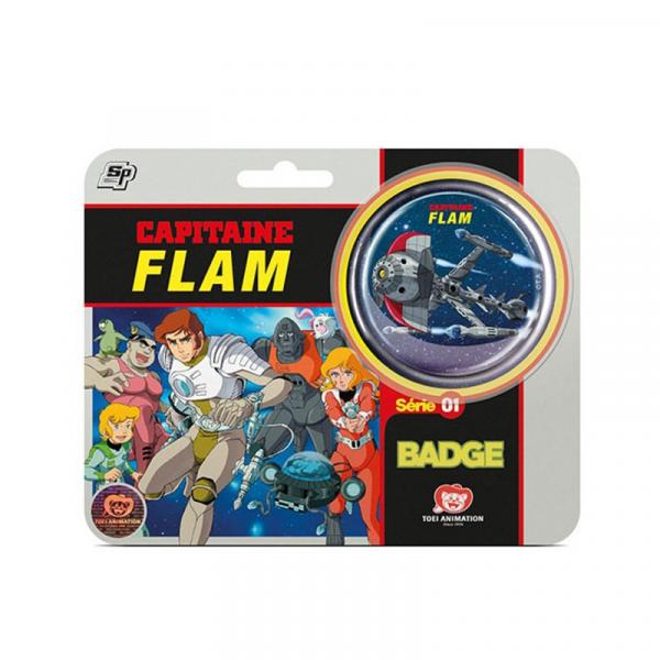 Capitaine Flam Badge Blister Le Cyberlab