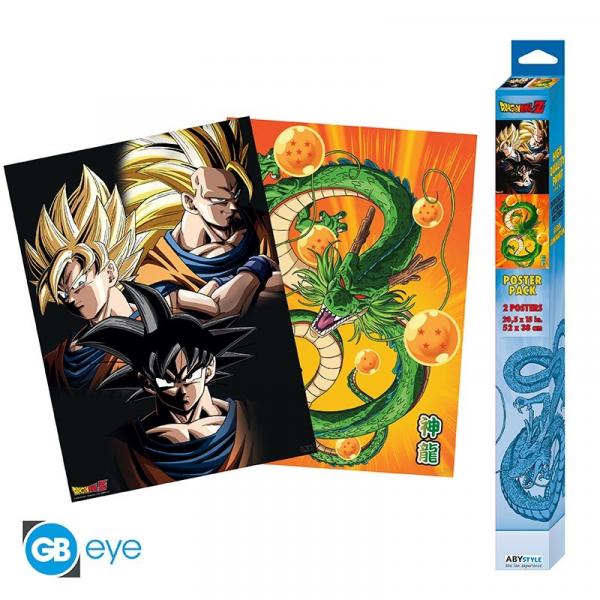 Dragon Ball Set 2 Chibi Posters Goku & Shenron