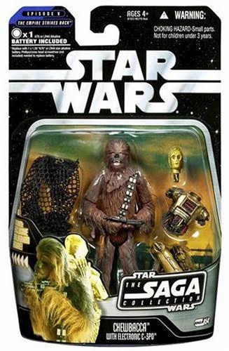The Saga Collection ChewBacca With Electronic C-3PO