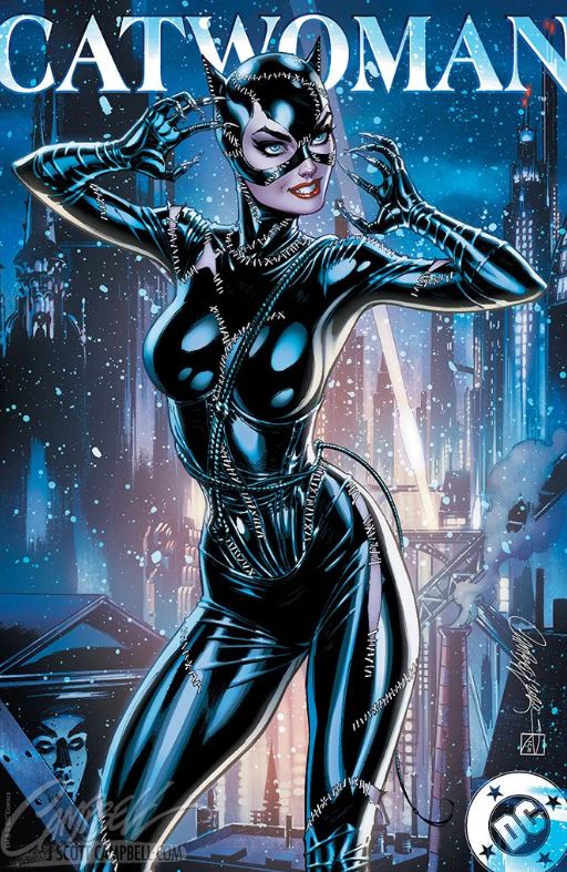 CATWOMAN 80TH ANNIVERSARY CAMPBELL VAR H SIGNED