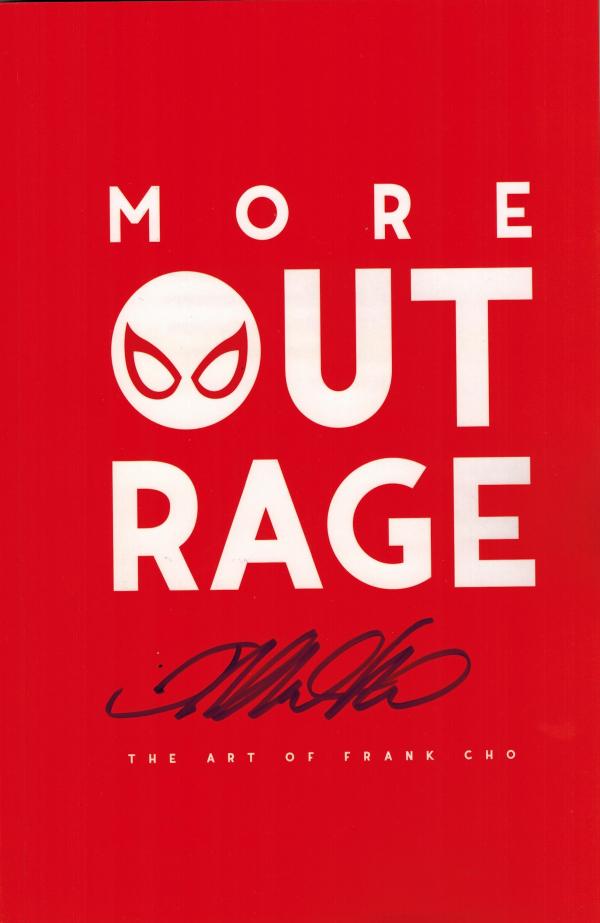MORE OUTRAGE THE ART OF FRANK CHO SIGNED