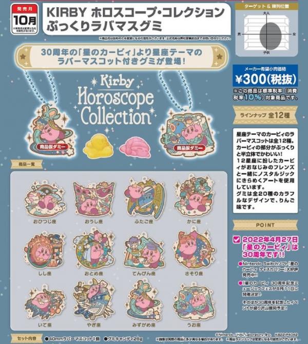 Gummies Kirby Horoscope  Rubber Mascot