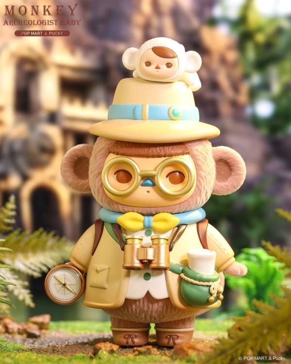 Pop Mart x Pucky Monkey Archeologist Baby