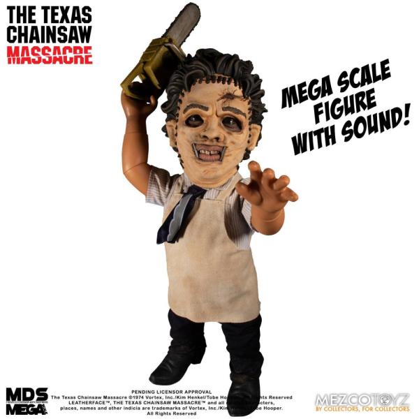The Texas Chainsaw Massacre Leatherface Mega Scale Figure With Sound 38cm