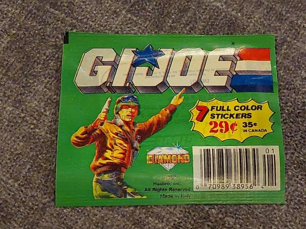 G.I.JOE 7 Full Color Stcikers (1987)