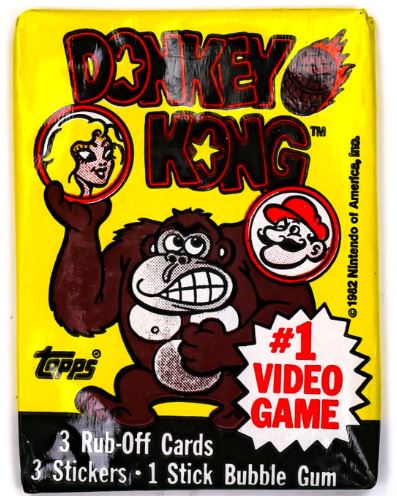 Topps Donkey Kong Pack (1982)