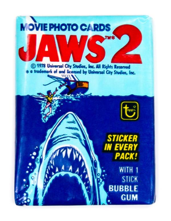 Jaws 2 Topps Pack Trading Cards (1978)