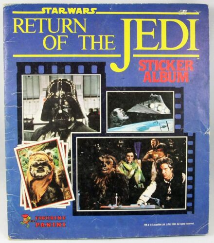 Star Wars Return Of The Jedi 5 Album Stickers (1983)