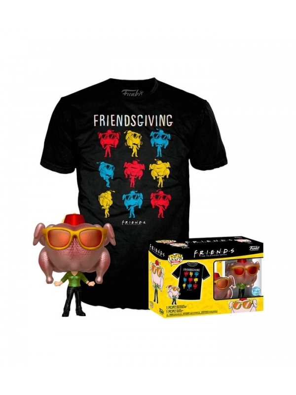 Friends: Monica w/Turkey Pop! & Tee (L)