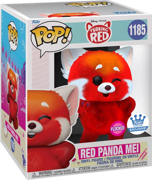 6'' Red Panda Mei Flocked 1185