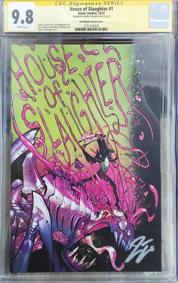 HOUSE OF SLAUGHTER #1 SIGNED 9.8